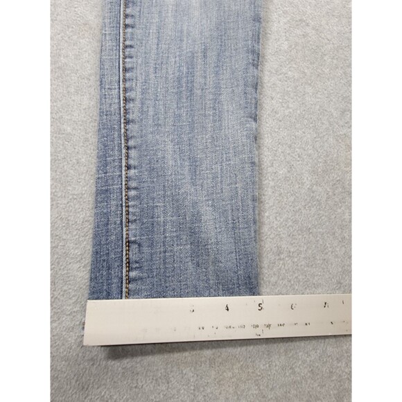 Driftwood Jeans Womens 27x28 Skinny  Marilyn Blue Stretch Mid Rise Stretch Boho - Picture 4 of 14